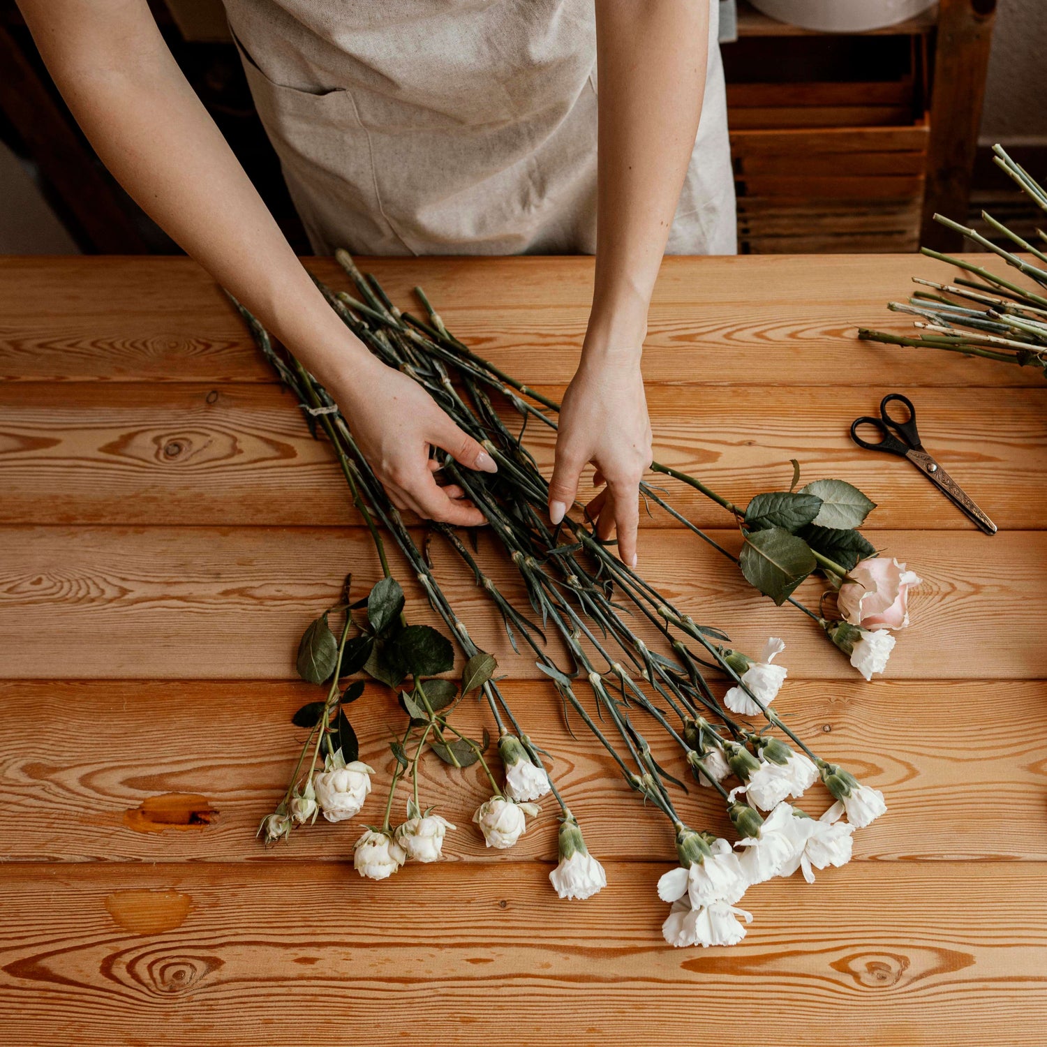 Fleurs en vrac pour bouquet
