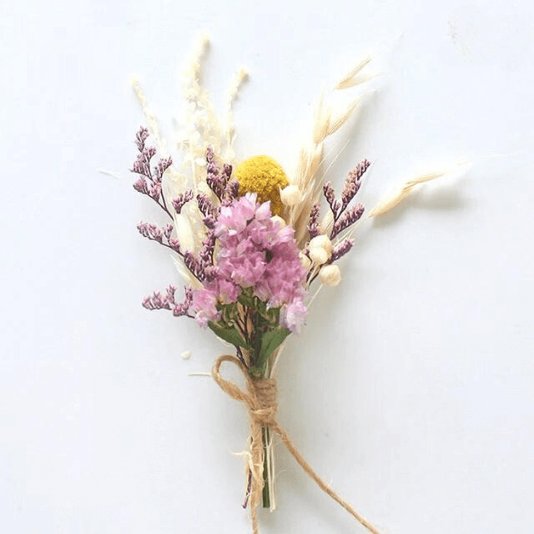 Petit bouquet fleurs séchées champêtre
