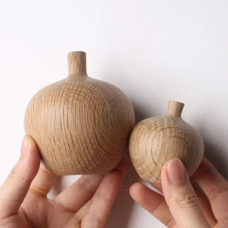 Vase en Bois Fleurs-Séchées Gaya Vase en bois