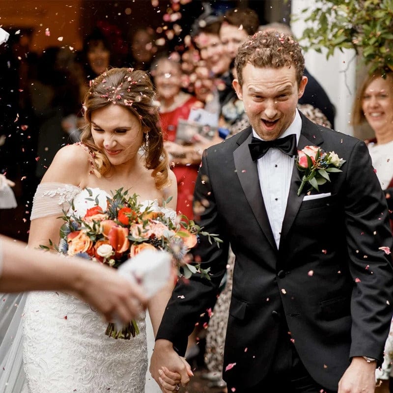 Confettis de Pétales de Fleurs Séchées pour Mariage - Rose et Violet Maison Gaya Rose et violet