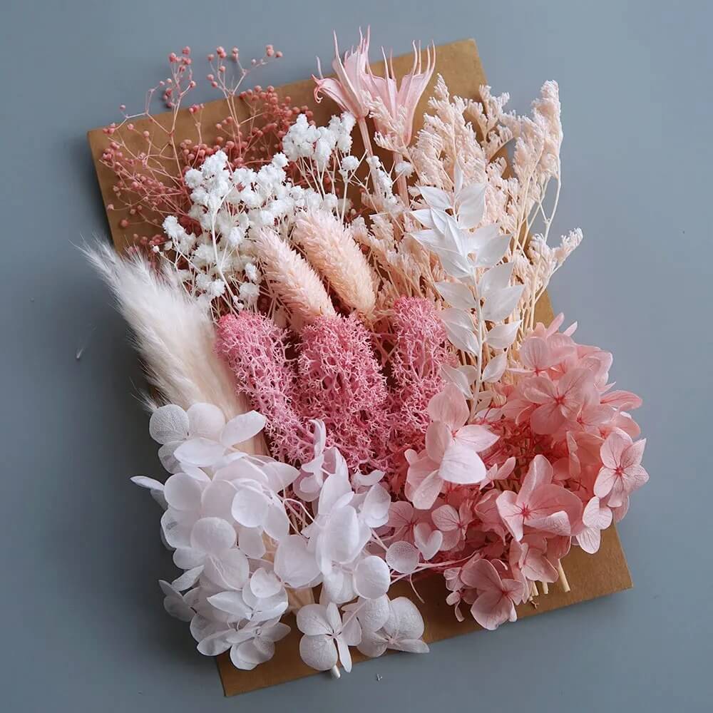 Fleurs Séchées en Vrac Roses pour DIY Maison Gaya Fleurs en vrac