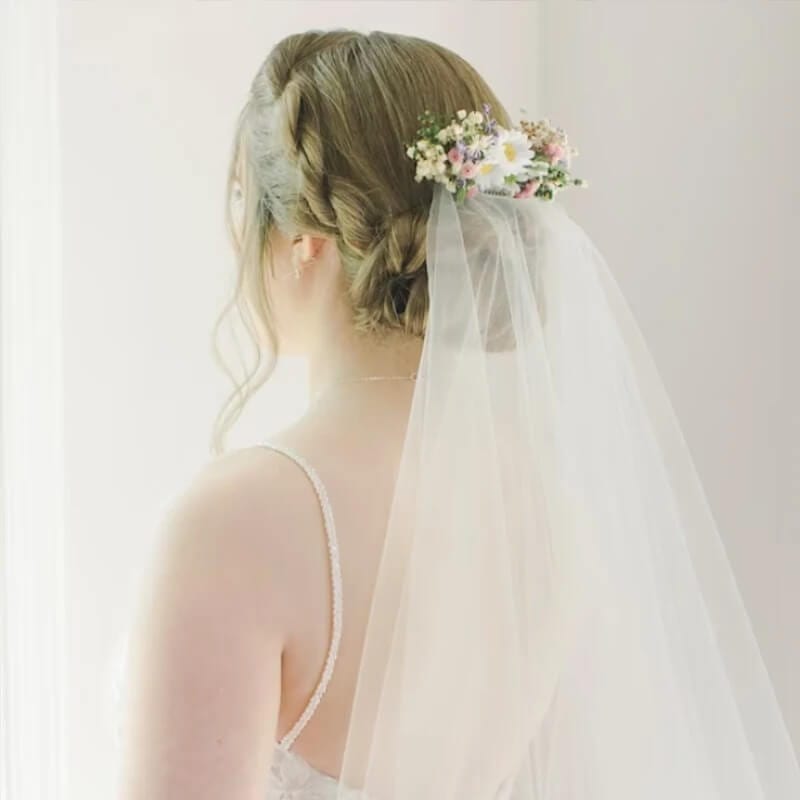 Peigne en Fleurs Séchées des Champs Maison Gaya Peigne en fleurs séchées