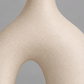 Vase Arche Beige en Céramique Fleurs-Séchées Gaya Vase en céramique