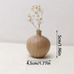 Vase en Bois Modèle 1 Fleurs-Séchées Gaya Vase en bois