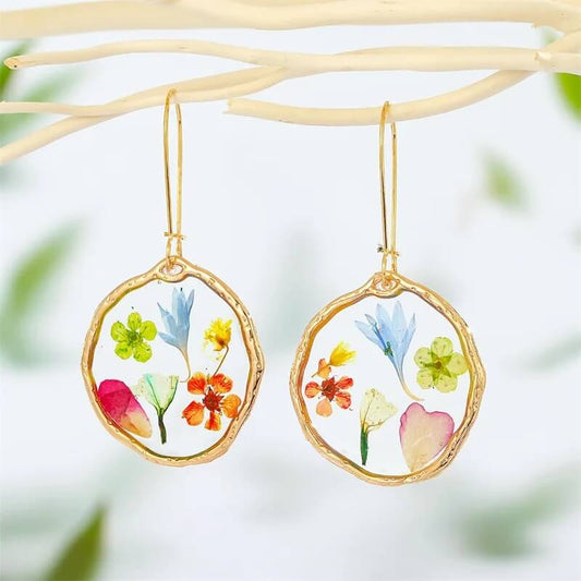 Boucles d'Oreilles en Fleurs Séchées Solange Maison Gaya Boucles d'oreilles en fleurs séchées