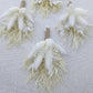 Boutonnières en Fleurs Séchées Blanches Mariage (8 pièces) Maison Gaya Boutonnière