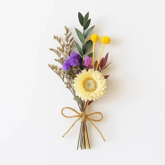 Mini Bouquet de Fleurs Séchées Champêtre Maison Gaya Mini bouquet