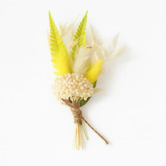 Mini Bouquets de Fleurs Séchées Jaune Maison Gaya Mini bouquet