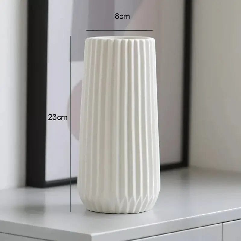 Vase Blanc Moderne Modèle 1 Maison Gaya Vase en céramique