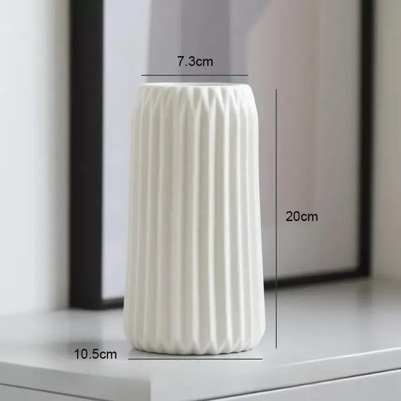 Vase Blanc Moderne Modèle 2 Maison Gaya Vase en céramique