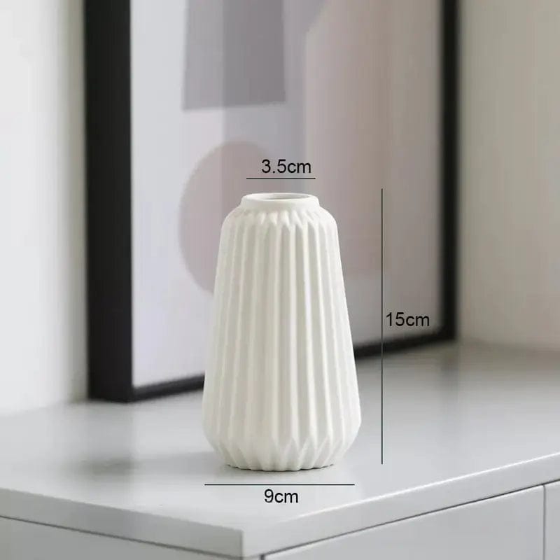 Vase Blanc Moderne Modèle 3 Maison Gaya Vase en céramique