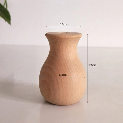 Vase en Bois Minimaliste Modèle 1 Maison Gaya Vase en bois