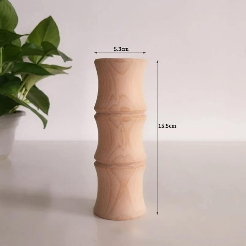 Vase en Bois Minimaliste Modèle 7 Maison Gaya Vase en bois