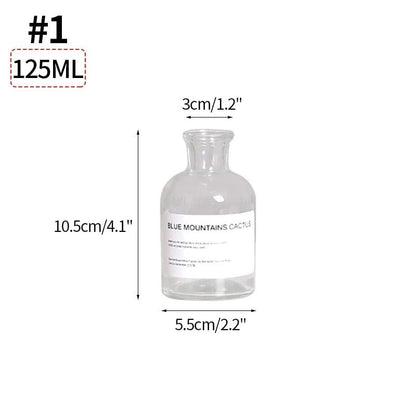 Vase Original Fiole pour Fleurs Séchées Fiole 1 Maison Gaya Vase en verre