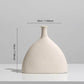 Vase Scandinave Blanc Tove Maison Gaya Vase en céramique